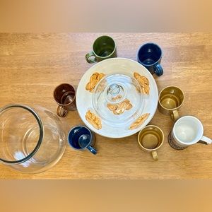 A bundle of party dishes.